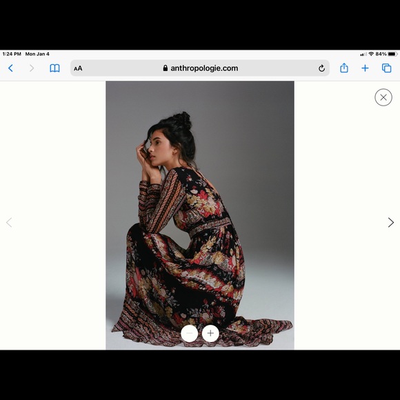 Caitlin Maxi Dress Multicolored Xlarge NWT - Picture 5 of 5